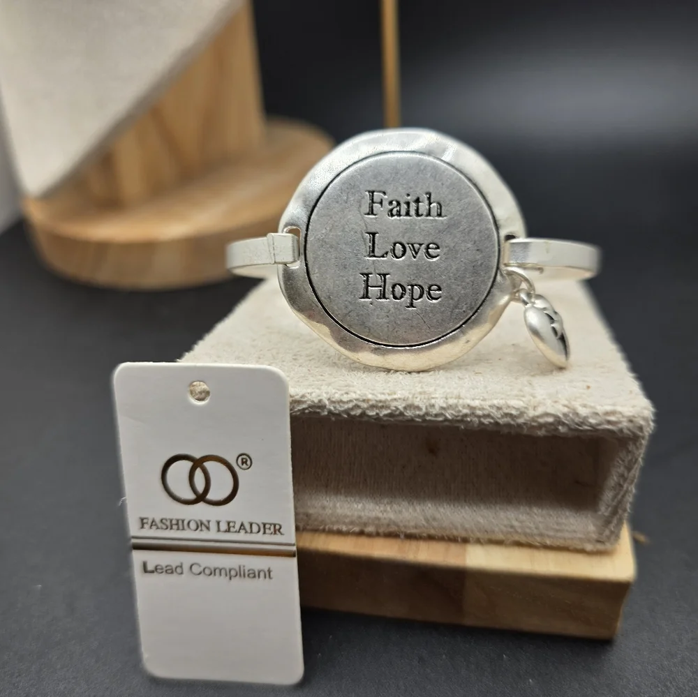 Silver Inspirational Bracelet (2291)